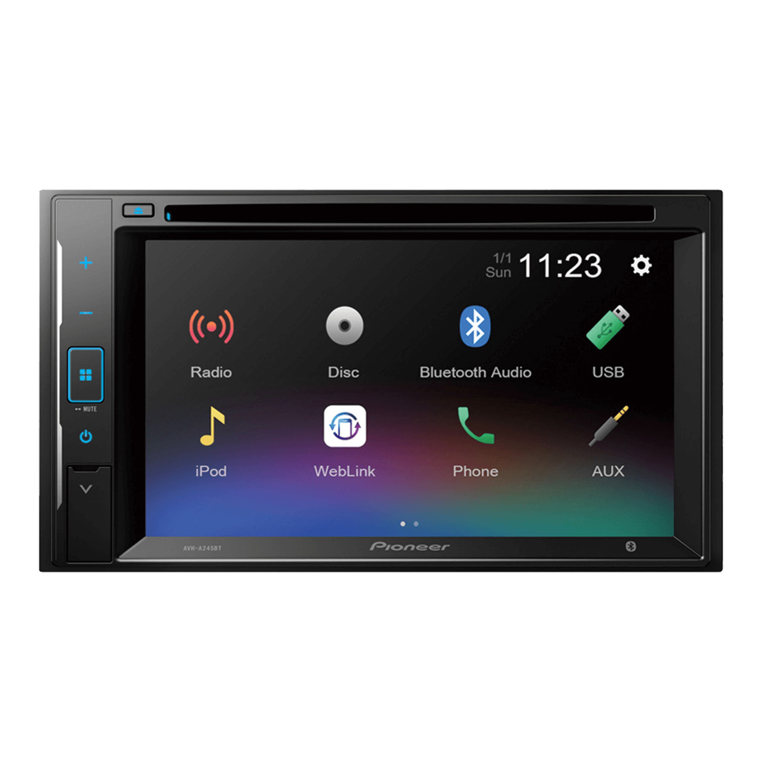 Pioneer AVH-A245BT – 6.2" Double-DIN Multimedia AV Receiver – Image 2