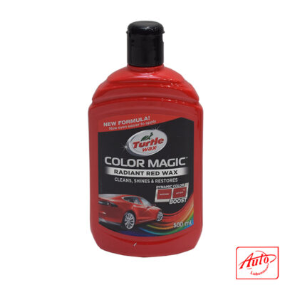 Turtle Wax Color Magic Radiant Red Wax – 500ml, Liquid Polish for Red Vehicles