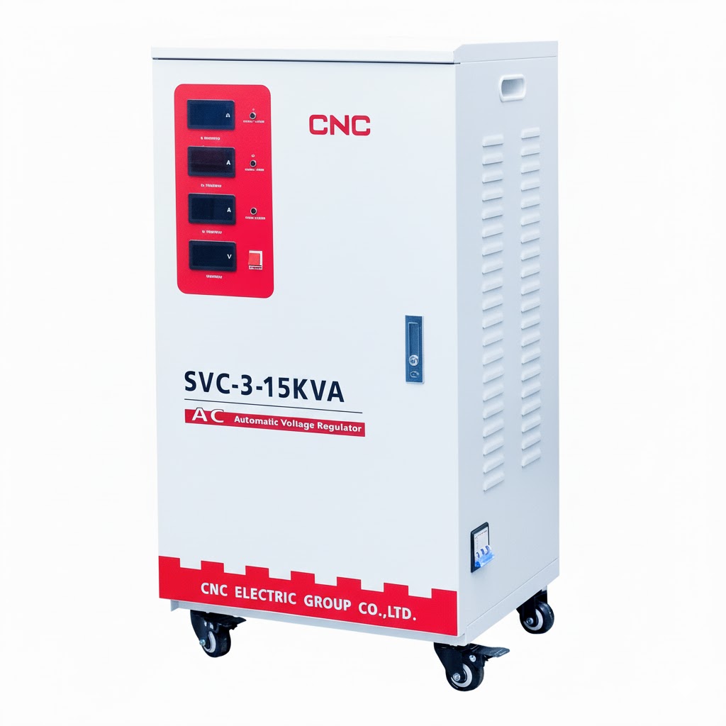 SVC-1.5K Three-Phase High Accuracy Automatic Voltage Stabilizer – 1.5KVA – 380V – Image 2