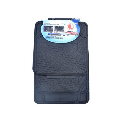 Universal PVC Car Floor Mats – 4-Piece Set with Extra Mat