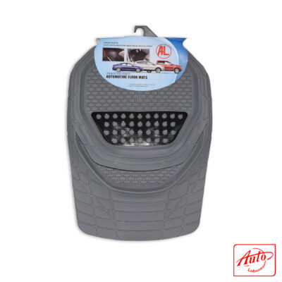 Universal 5-Piece Rubber Car Floor Mats – Heavy-Duty Waterproof Protection