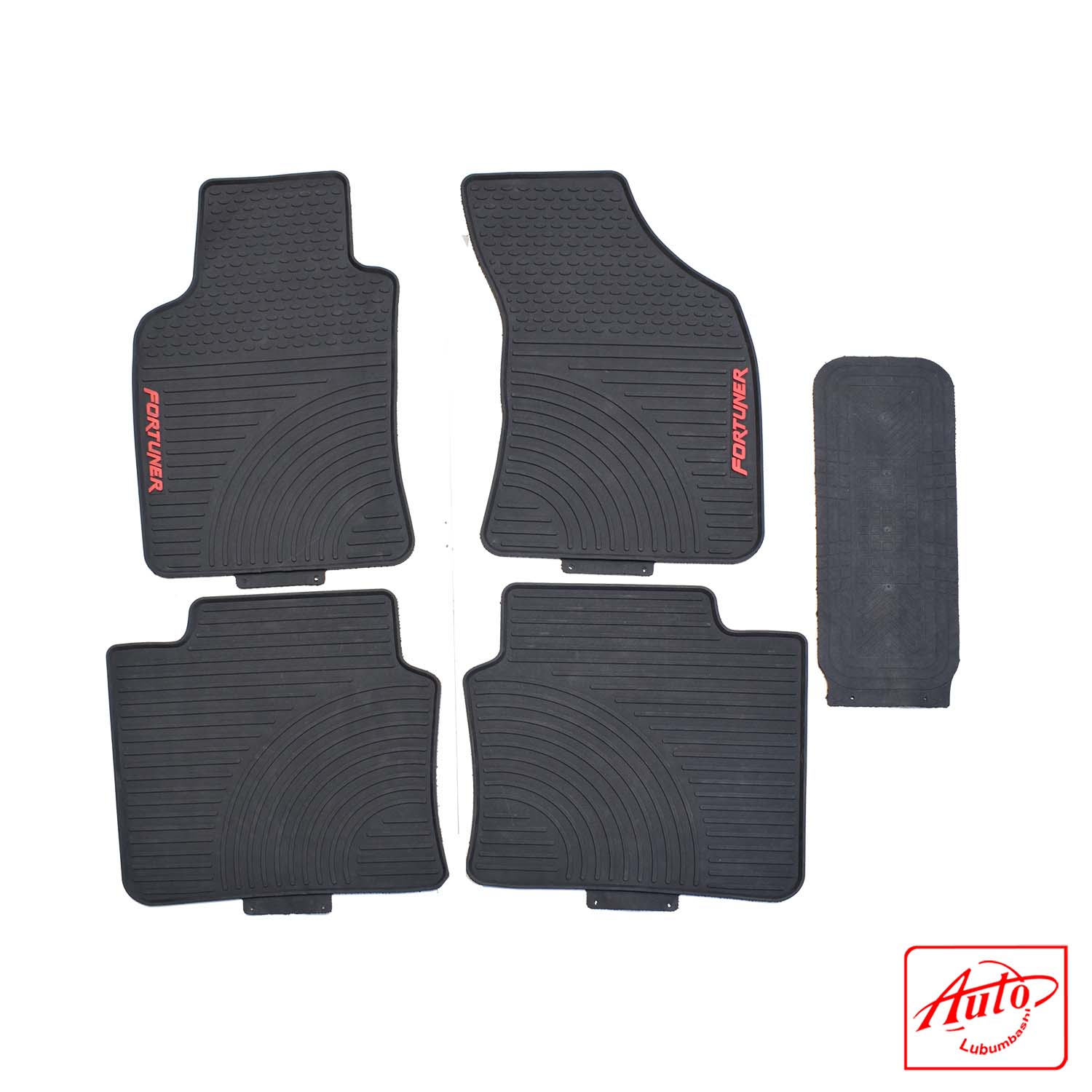 Toyota Fortuner Custom-Fit All-Weather Floor Mats – Heavy-Duty TPV/TPE Rubber – Image 2