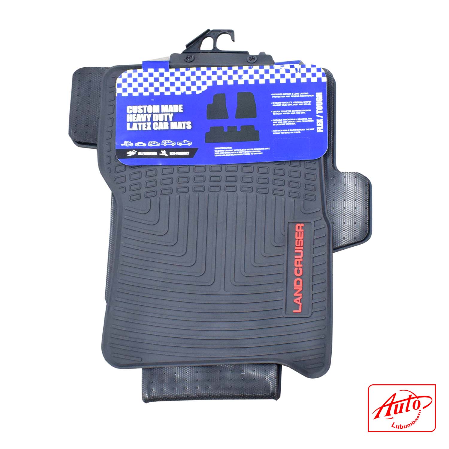 Toyota Land Cruiser Custom-Fit All-Weather Floor Mats – Heavy-Duty TPE Rubber - Image 3