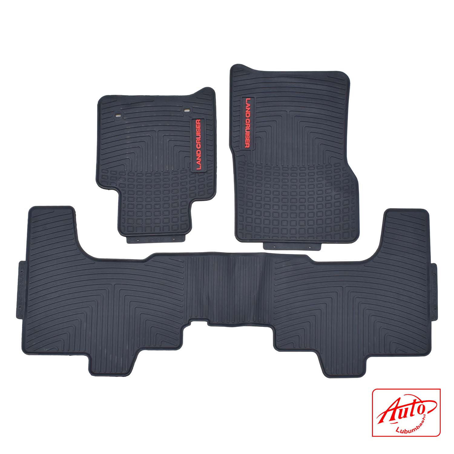Toyota Land Cruiser Custom-Fit All-Weather Floor Mats – Heavy-Duty TPE Rubber - Image 2