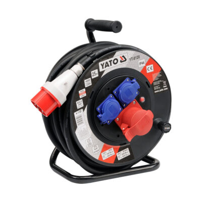 YT-8120 Industrial Cable Reel – 25m – 5G2.5mm² – IP44 – 230/400V – Yato