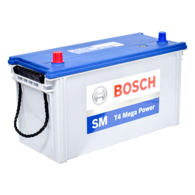 Bosch T4 SM Mega Power Car Battery – 12V, 100Ah, 730CCA, Maintenance-Free
