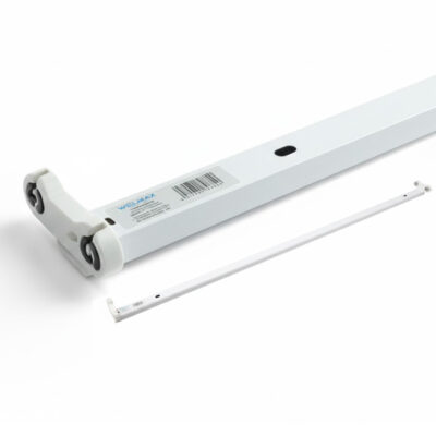WELLMAX Iron Sheet Bracket – 1.2M – For T8 Tube – Dual Tube Mount