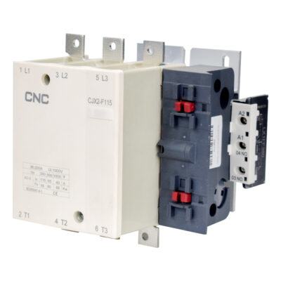 CJX2-F115 AC Contactor – 115A – 380V – 50Hz – 3-Pole