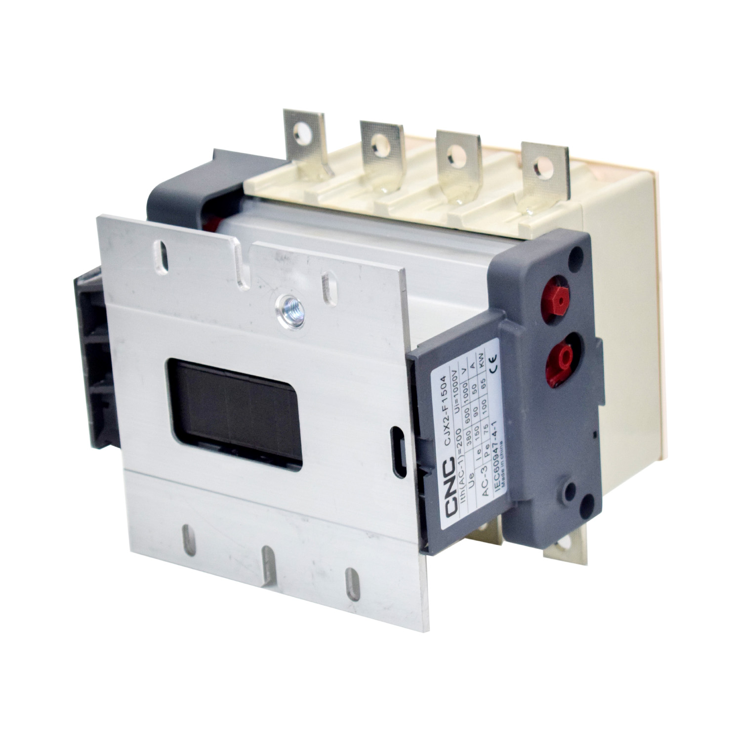 CNC CJX2-F1504 AC Contactor – 150A – 415V – 50Hz – 4-Pole - Image 3