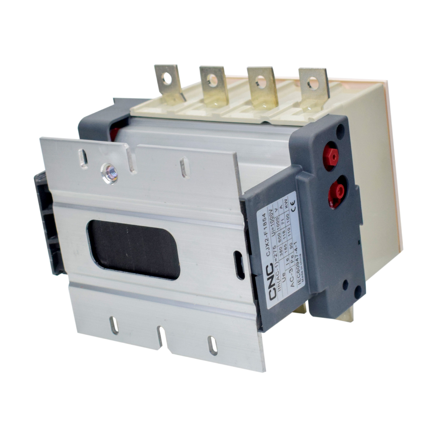 CNC CJX2-F1854 AC Contactor – 170A – 440V – 50Hz – 4-Pole - Image 3