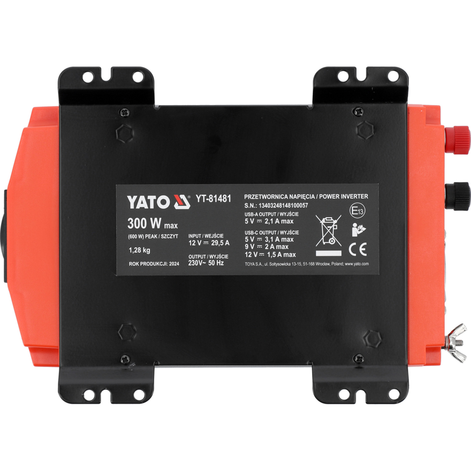 Power Inverter 12V DC to 230V AC, 300W Pure Sine Wave - Image 3