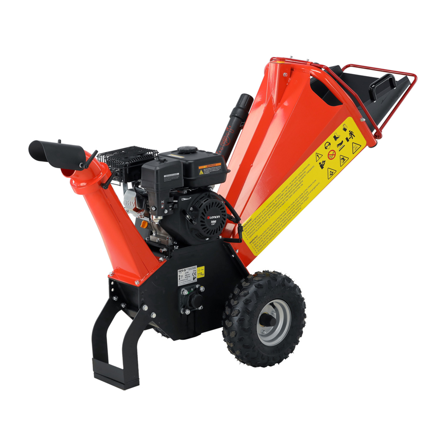 Gasoline Branch Shredder – Ø100 mm, 196 cc – Image 10