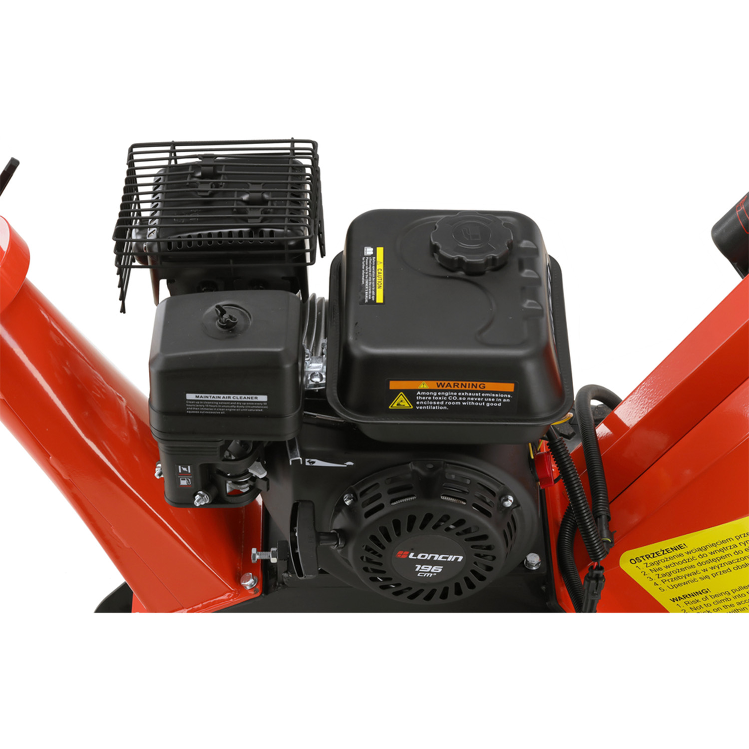 Gasoline Branch Shredder – Ø100 mm, 196 cc – Image 3