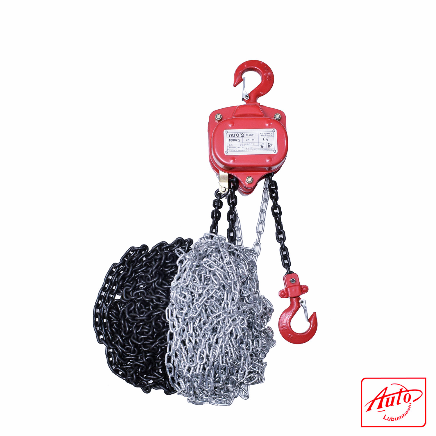 Yato Chain Block – 1.0 Ton – 9m Chain - Image 2