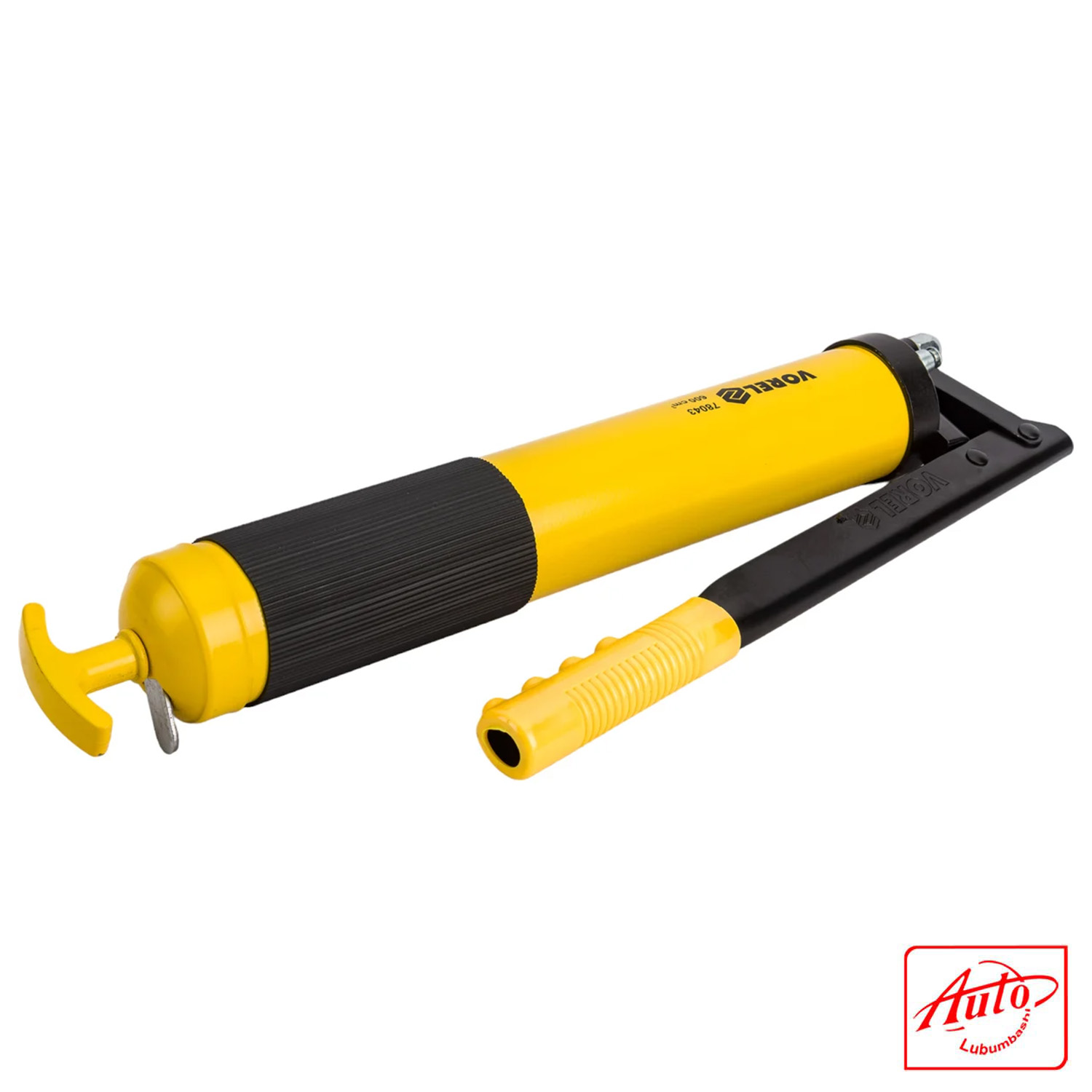 VOREL Manual Heavy Duty Grease Gun – 10000 PSI – 600CC – Yellow – Image 2