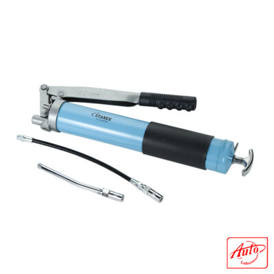 Starex – Grease Gun 500CC – 5000-9000 PSI – Rubber Cover Blue/Grey