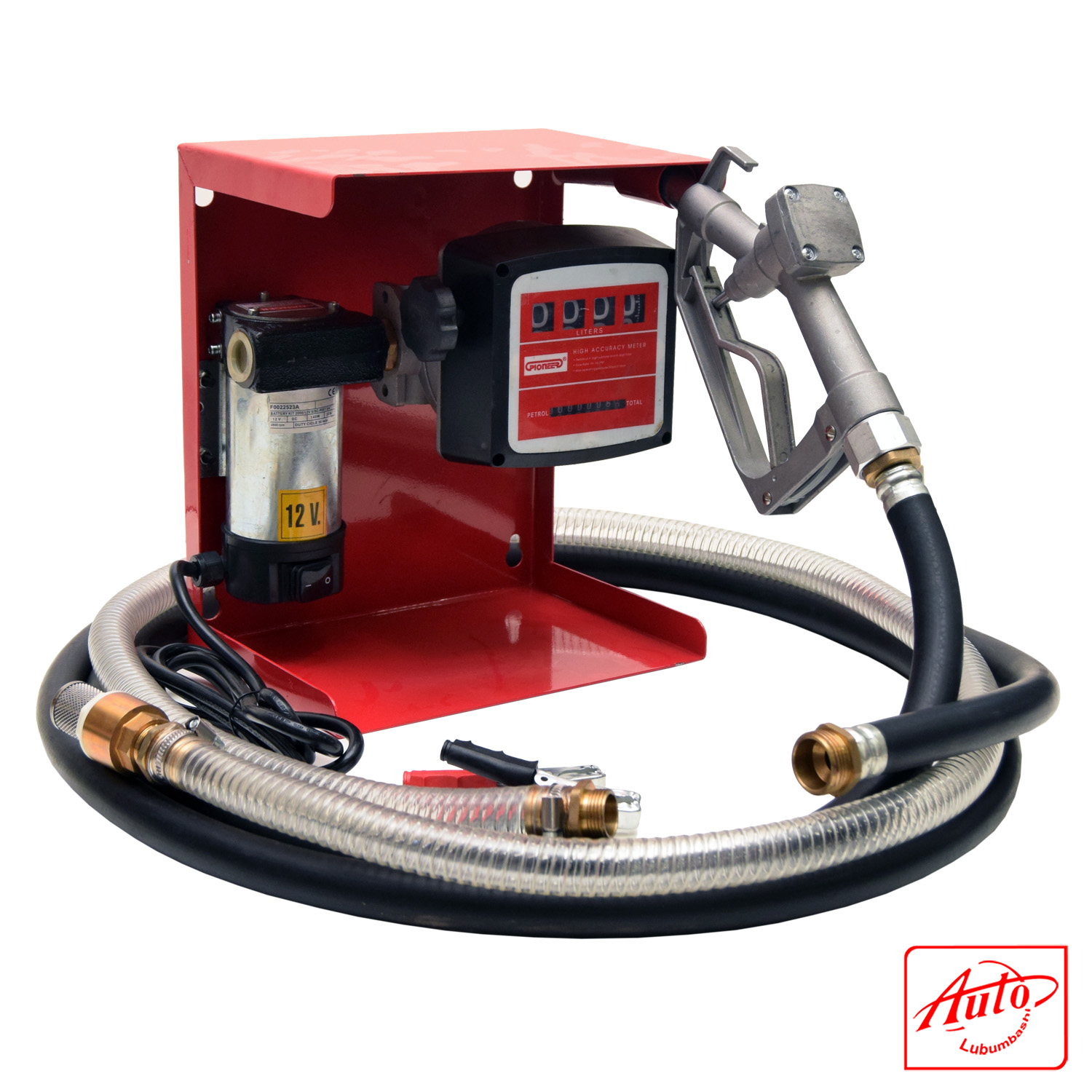 Fuel Transfer Pump with Flow Meter – 12V - Image 2