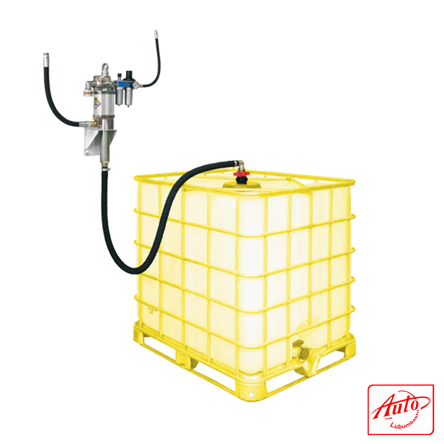 RAASM Wall-Mounted Pneumatic Oil Pump – R 5:1, 18 L/min, Suction Tube 1260 mm – Image 2