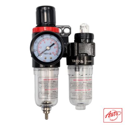 Air Filter Regulator and Lubricator – 1/4", 25 cm³