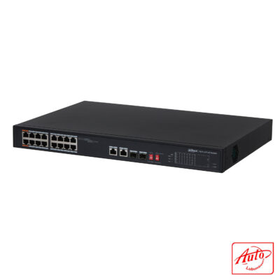 Dahua DH-PFS3218-16ET-135 – 18-Port Unmanaged Desktop Switch with 16-Port PoE