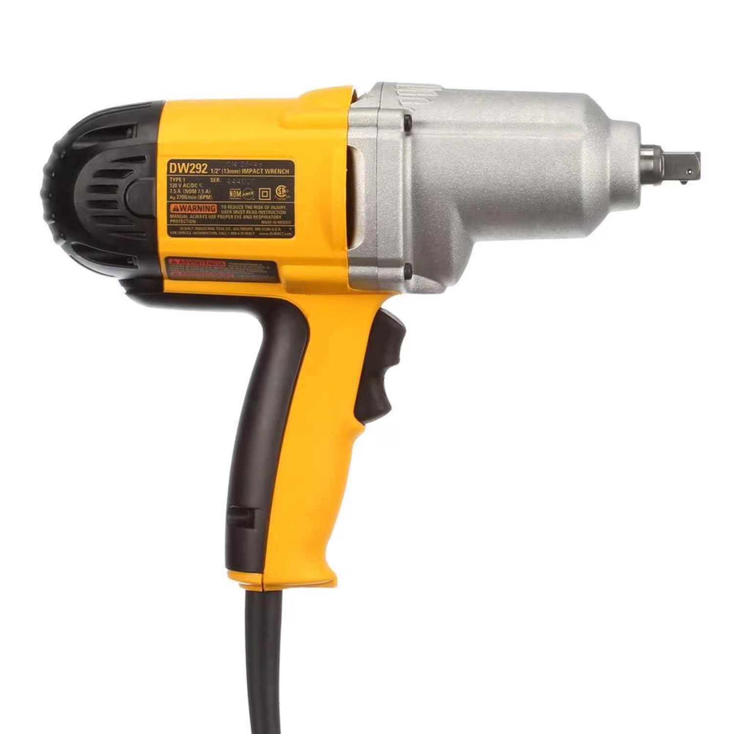 DeWALT DW292-QS – Heavy Duty Impact Wrench 710 W (1/2", 440 Nm) - Image 5