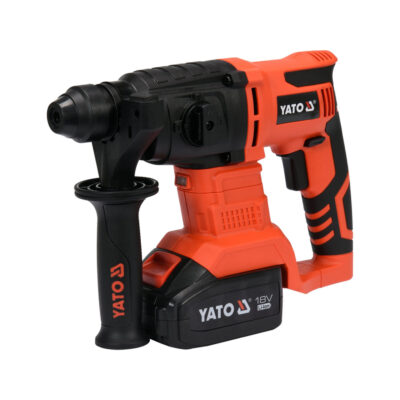 Yato YT-82770 – Cordless Rotary Hammer SDS-Plus 18 V (2.4 J, 3 Ah Battery)