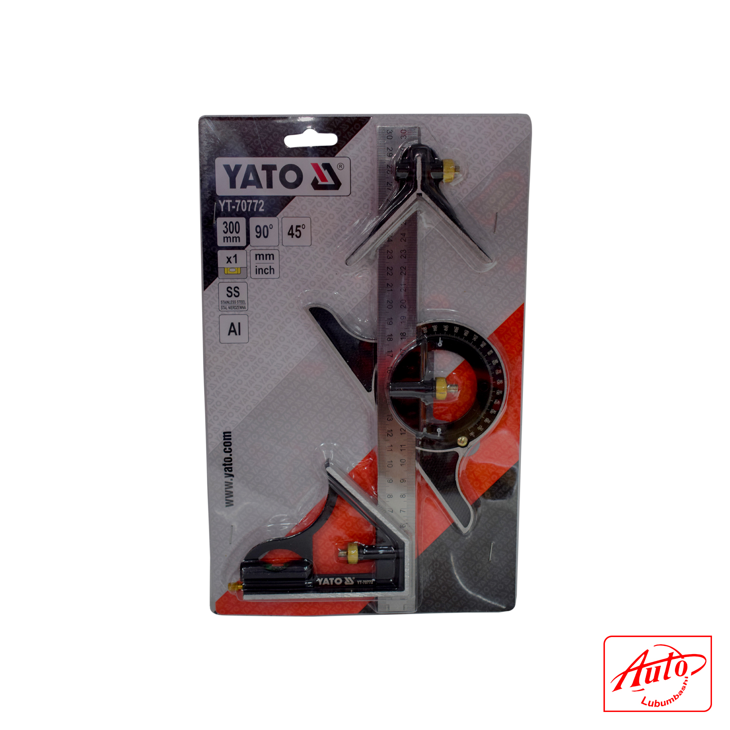 YATO YT-70772 – Multi-Purpose Bevel with Protractor – 300 mm - Image 3