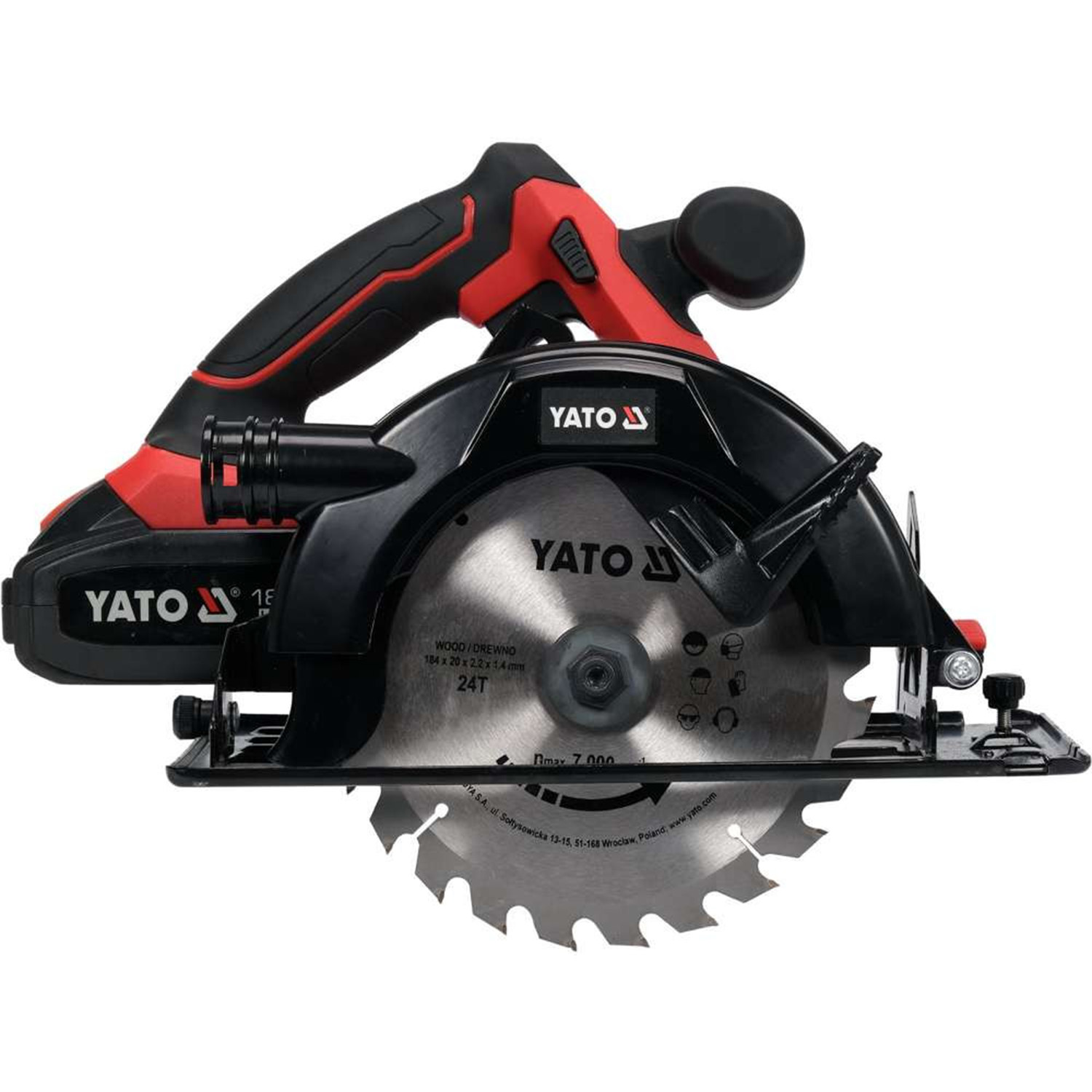 Yato YT-82808 – Cordless Circular Saw (18 V, 185 mm) – Image 2