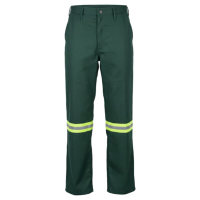 Dromex – Poly Viscose Acid-Resistant Reflective Pants (Bottle Green, Size 48/3XL)