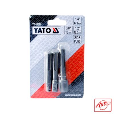 3-Piece SDS Socket Driver Set (1/4", 3/8", 1/2")