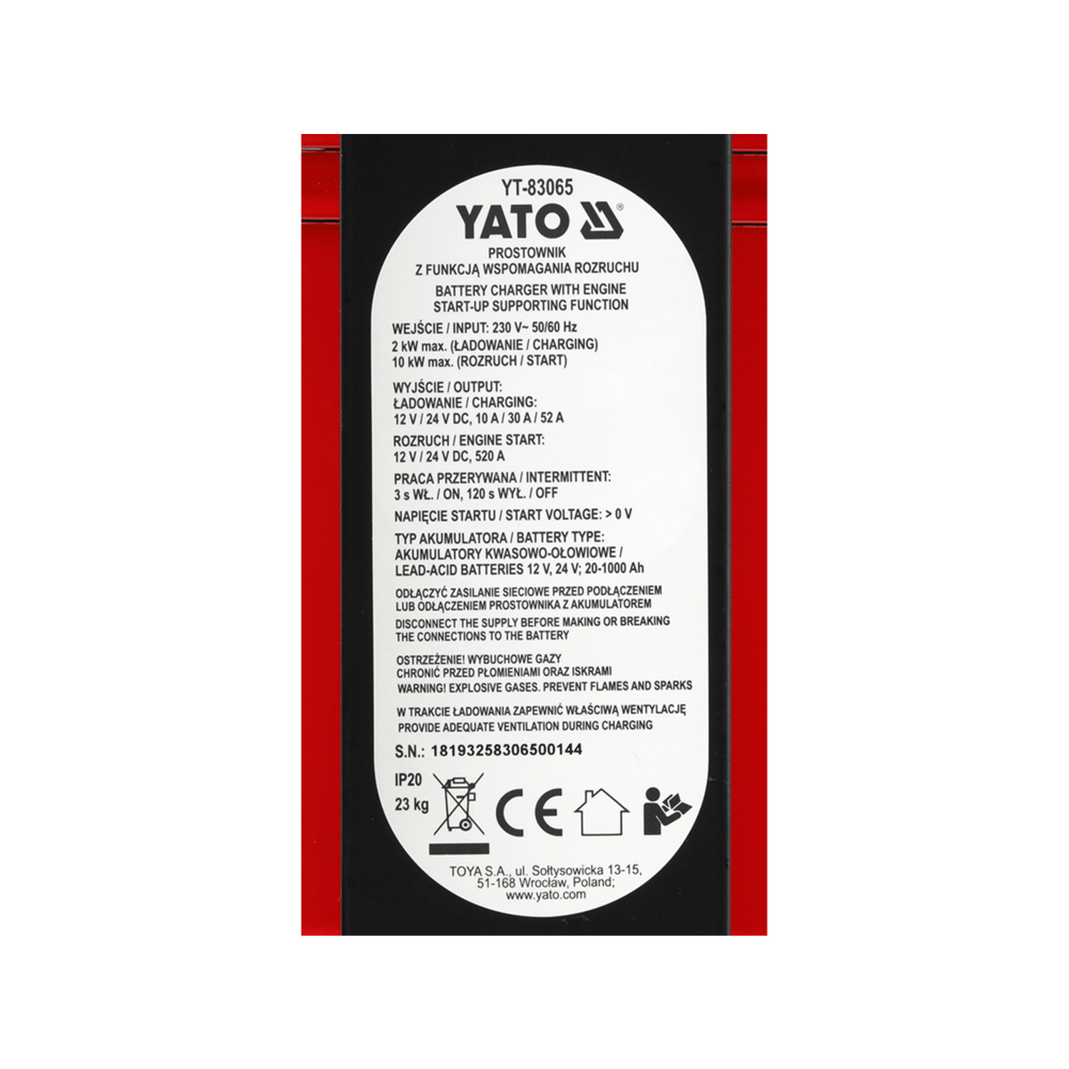 Battery Charger & Jump Starter (12/24 V, 20–1000 Ah, 520 A) – Image 8