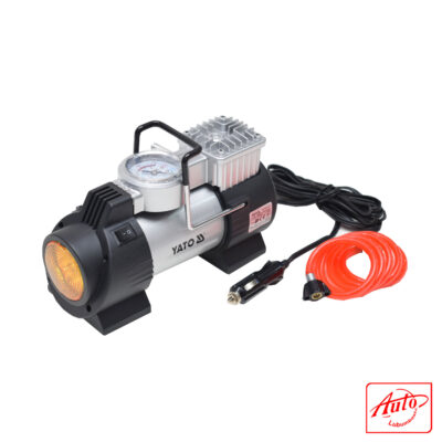 Car Air Compressor with LED Light (180 W, 12 V, 40 l/min)
