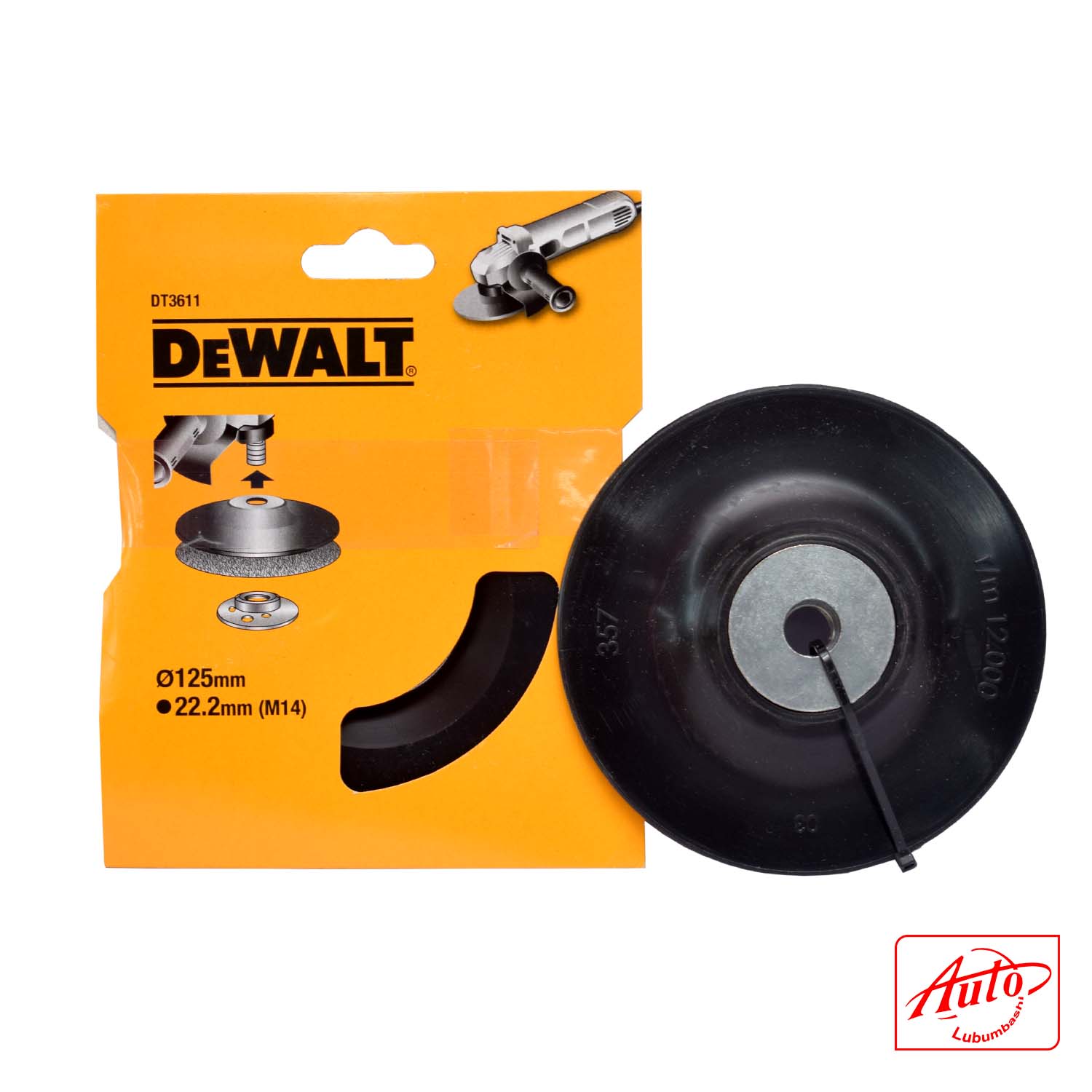 DeWalt – DT3611-QZ Grinding and Polishing Backing Pad 125 mm – Image 2