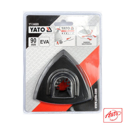 Yato – YT-34689 Triangular EVA Sanding Pad for Oscillating Multitool (90 mm)