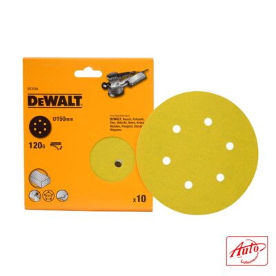Sanding Disc (150 mm, 80 Grit, 6 Hole, 10 Pack)