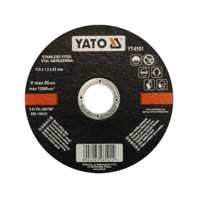 Inox Cutting Disc (115 × 22 × 1.2 mm)