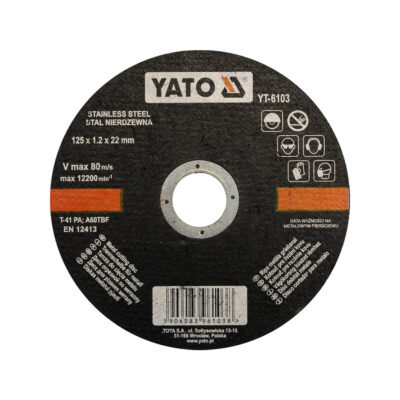 Inox Cutting Disc (125 × 22 × 1.2 mm)