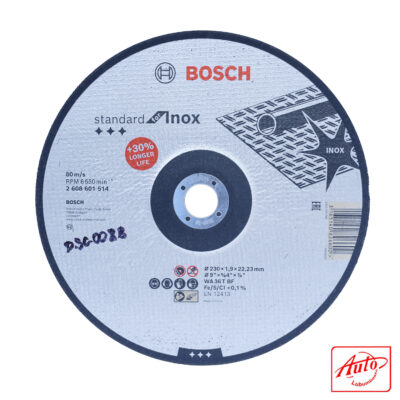 Bosch Professional – Standard for Inox Cutting Disc WA 60 T BF (230 × 22.23 × 1.9 mm)