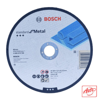 Bosch PRO – Metal Bonded Cutting Disc (180 × 22.23 × 3.0 mm)