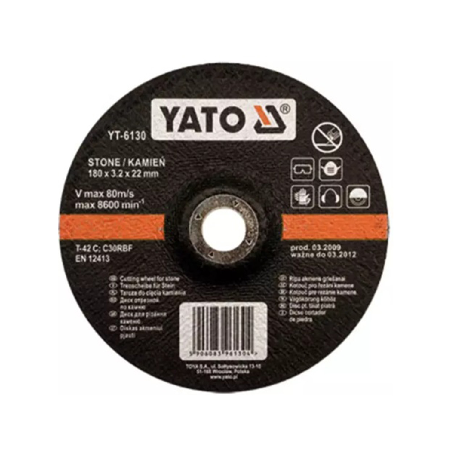 YATO – YT-6131 Metal Cutting Disc (230 × 22 × 3.2 mm) - Image 2