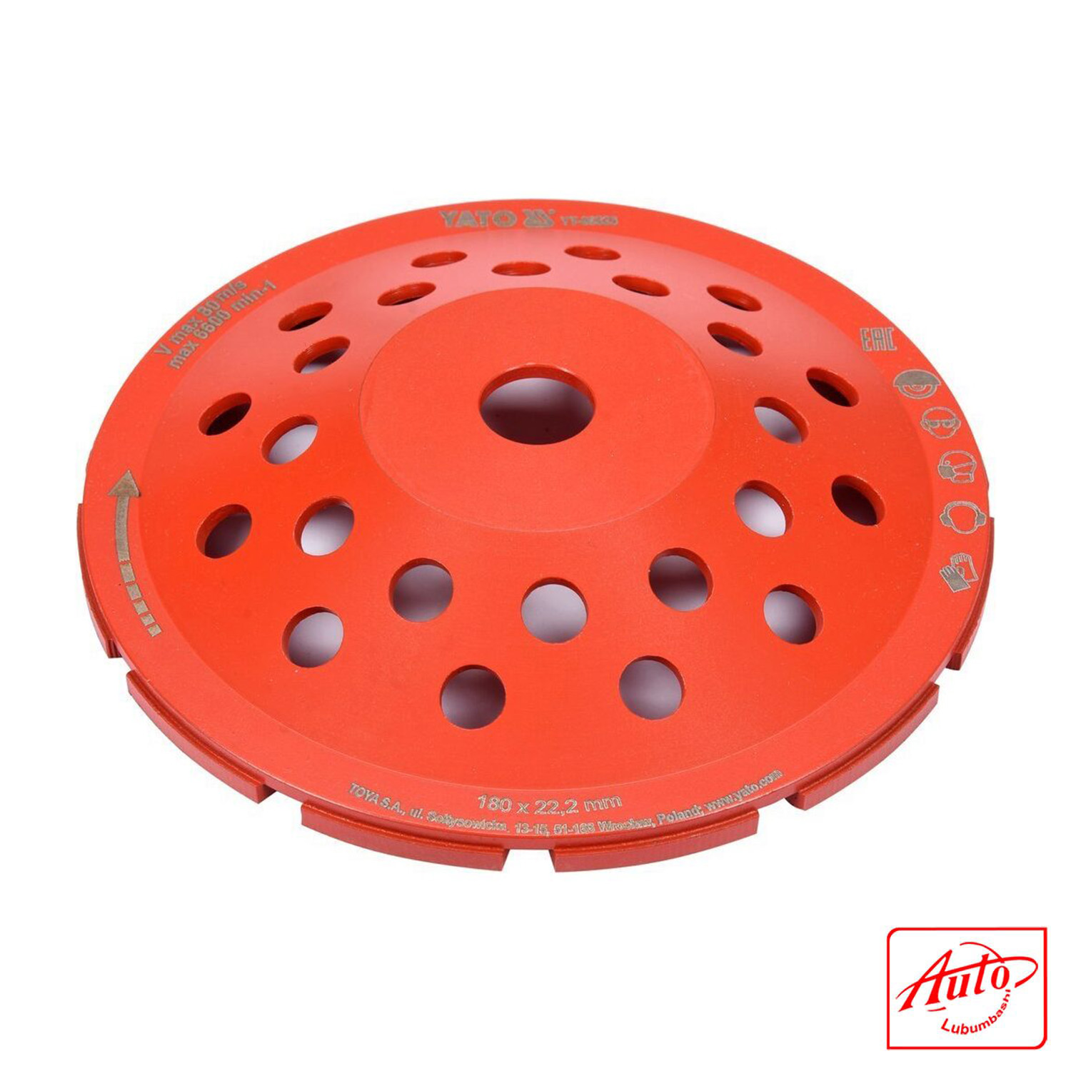 Yato – YT-60323 Diamond Grinding Cup (180 mm, M14) - Image 3