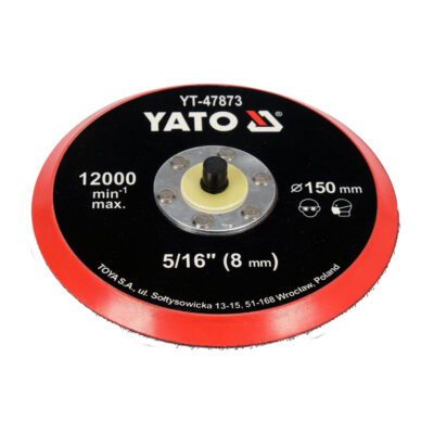 Yato – YT-47873 Hook and Loop Sanding Pad 150 mm Thread 5/16" (8 mm)