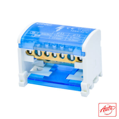 Electrical Distribution Box (2-Tier DIN Rail Terminal, 125A, 500V)