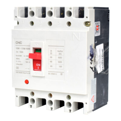 CM1 Molded Case Circuit Breaker – YCM1-125M (4-Pole, 100A)