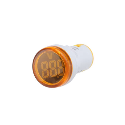 CNC – Digital Indicator Voltmeter AD16-22DV (22mm, AC 20–500V, Yellow LED)