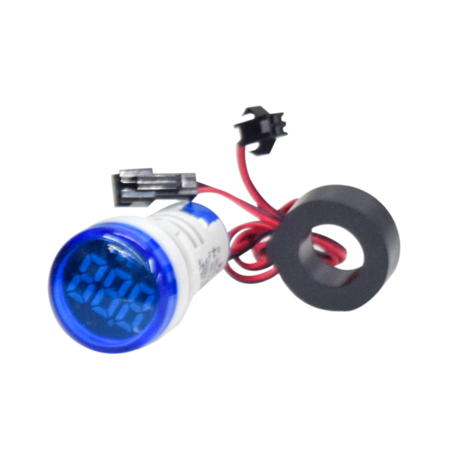 CNC – Indicator Ammeter AD16-22DA (22mm, 0–100A, Blue LED) - Image 2