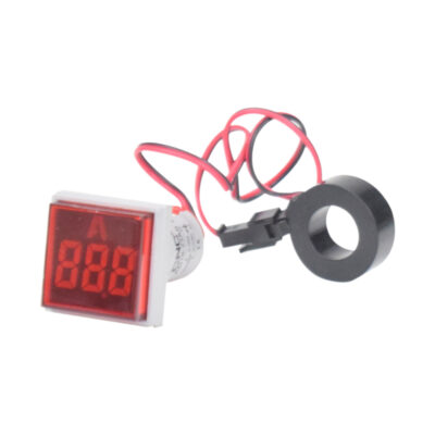 CNC ELECTRIC – Square LED Indicator Light AD16-22AS (Ø 22 mm, Red LED)