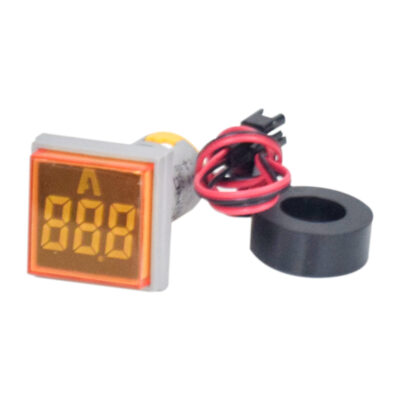 CNC ELECTRIC – Square LED Indicator Light AD16-22AS (Ø 22 mm, Yellow LED)