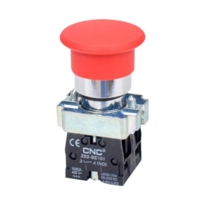 CNC Electrical - ZB2-BE101 Emergency Stop Button (10A, 400V, Red)
