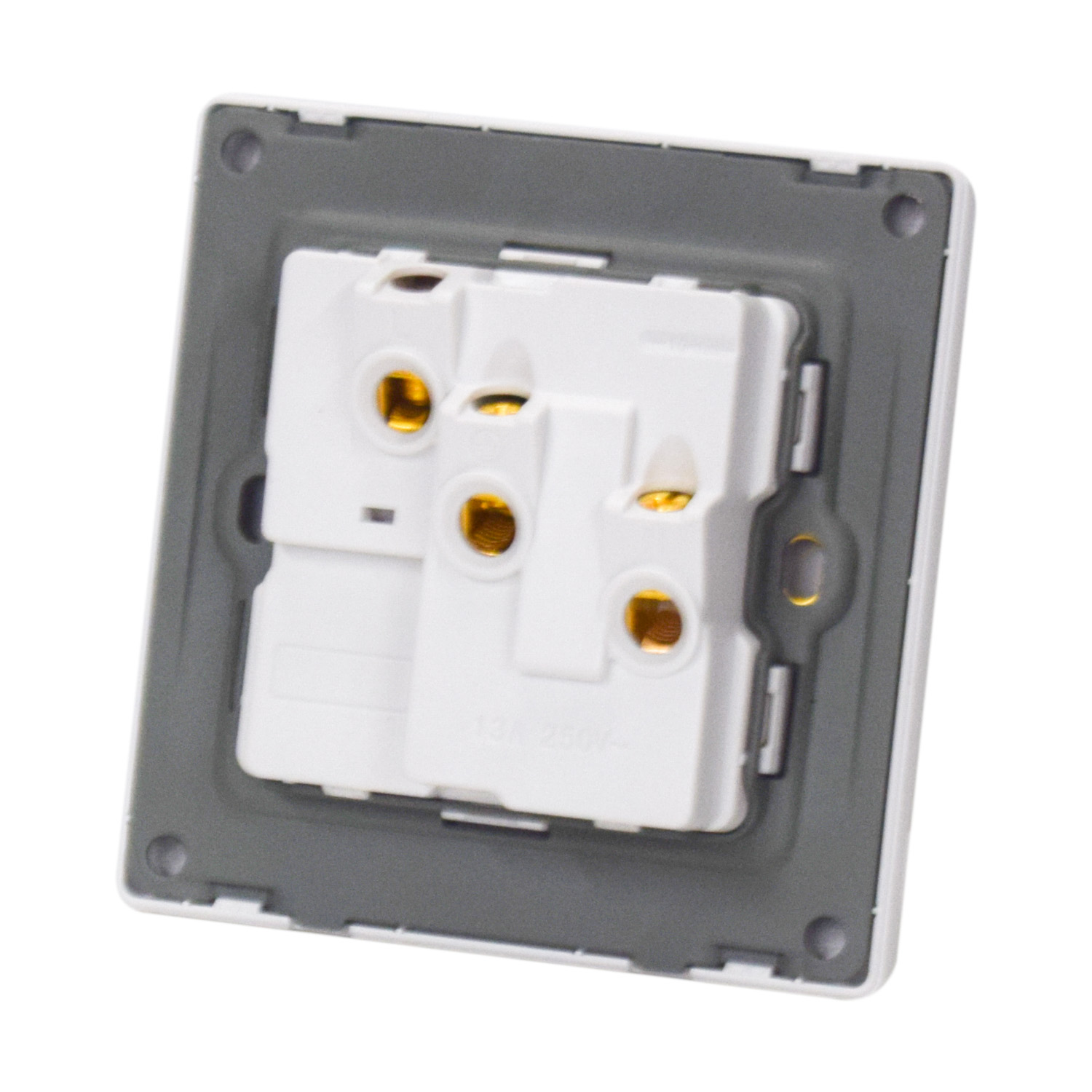 Sparta Electrical – MF Series 5-Pin Switched Socket with Neon (Square Shape) - Image 3